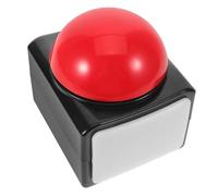 HAWILLOSCH Pulsante di Risposta con Cicalino Sonoro e Luce Scatola di Compressione per Giochi a Quiz in Famiglia e attività Didattiche Dispositivo Interattivo per Competizioni e Feste