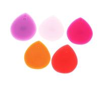 HAWILLOSCH Spazzola Massaggiante Cuore in Silicone Multifunzionale 5 Pezzi per Bagnetto Ragazzo Ragazza Pulizia Viso e Massaggio Cuoio Capelluto Accessorio Bagno Gancio per Asciugatura