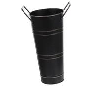 HAWILLOSCH Vaso in Ferro Vintage Secchio Porta Fiori e Piante Da Interno Ed Esterno Decorativo in Retrò Per Composizioni Floreali e Arredamento Casa