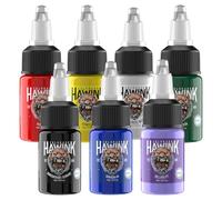 HAWINK Inchiostro Tatuaggi Kit 7PCS 1/2oz (15ml) Professionale Tattoo Ink TI203DE-15-7