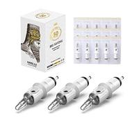 Hawink Tattoo Cartridge Needles #12 Standard 21 Curved/Round Magnum M-Taper 50PCS with Membrane Professional Disposable EN05S-50-1221RM