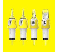 HAWINK Tattoo Cartridges Needles 40Pcs Mixed #12 Standard Round Shader 3RS 5RS 7RS 9RS 11RS Finger Ledge Cartridges EN05S-FG-40KIT-E