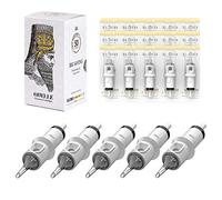 Hawink Tattoo Cartridges Needles 50Pcs Mixed #12 Standard Round Liner & Weaved Magnum Shader & Curved/Round Magnum Shader Soft Edge 3RL 5RL 7RL 9RL 7M1 9M1 11M1 7RM 9RM 11RM EN05C-50KIT-F