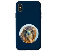 Hawk guarda il uccello rapace regale birdwatching Custodia per iPhone X/XS