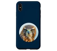 Hawk guarda il uccello rapace regale birdwatching Custodia per iPhone XS Max