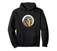 Hawk guarda il uccello rapace regale birdwatching Felpa con Cappuccio