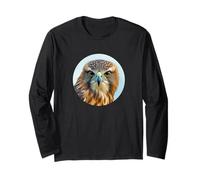 Hawk guarda il uccello rapace regale birdwatching Maglia a Manica