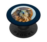 Hawk guarda il uccello rapace regale birdwatching PopSockets PopGrip Adesivo