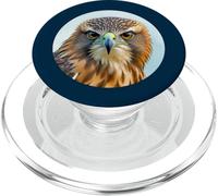 Hawk guarda il uccello rapace regale birdwatching PopSockets PopGrip per MagSafe