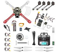 HAWK’S WORK Kit Drone F450, Set Quadcopter fai da te, Telaio + Pixhawk + GPS + ESC + Motore brushless + Prop + Batteria + Trasmettitore e Ricevitore + Libro Della Gilda e Video (A)