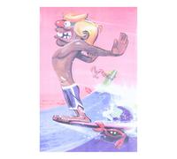 Hawk Sciocche Surfers Rétro 60s Modello Plastica Kit Hot Dogger da Appendere Ten