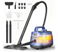 HawKam Pulitore a vapore portatile per la casa, 60PSI 21 accessori | Vapore caldo da 145 °C, serbatoio dell'acqua da 50 once, portatile, multi-superficie, riscaldamento rapido