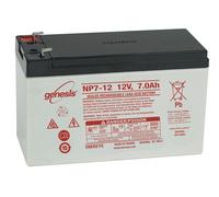 Hawker Genesis Batteria Piombo HK-NP7-12 VdS 12V 7Ah AGM Standby