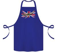 Hawker Hurricane Con The Union Jack Cotone Grembiule 100% Biologico