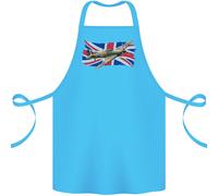 Hawker Hurricane Con The Union Jack Cotone Grembiule 100% Biologico