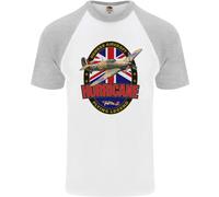 Hawker Hurricane Flying Legend Maglietta Baseball S/S Da Uomo