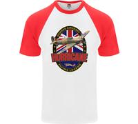 Hawker Hurricane Flying Legend Uomo S/S Baseball T-Shirt