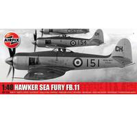 Hawker Sea Fury Fb.II Fighter 1:48 Plastic Model Kit AIRFIX