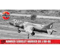 Hawker Siddeley Harrier GR.1/AV-8A 1:72 Plastic Model Kit AIRFIX