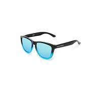 Occhiali Hawkers Polarized Fusion One nero blu con lenti a specchio blu