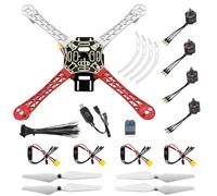 HAWK'S WORK F450 Kit per Costruire un Drone, set fai da te per quadricottero a 4 assi con manuale e video per appassionati di droni e ingegneria, studenti e ricercatori (D)