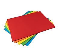 Hawksbill Biglietto + Craft A4 225 g/m² arcobaleno luminoso (confezione da 100 fogli) assortiti per attività artistiche e artigianali dei bambini