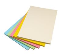 Hawksbill Carta da 225 g/m² multiuso color arcobaleno pastello - Confezione da 25 cartoncini spessi e colorati A3 - Carta spessa per fare cancelleria, uso domestico o ufficio e arti o mestieri