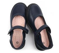 Hawkwell Chaussures Mary Jane Plates Pour Fille - Noires Scolaires et Formelles (Bébé/Enfant/ADO/Adolescente), Blu marino, 33 EU