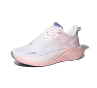 Hawkwell Cloud Zero Active Cushion Donna Traspirante Tennis Walking Sneakers Moda Palestra Allenamento Scarpe Cura, bianco rosa, 38 EU