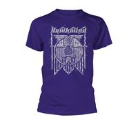 Hawkwind Doremi Silver (Purple) autorizzato Uomo maglietta