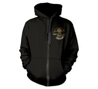 Hawkwind 'In Search Of Space' (Nero) Zip Up Hoodie - NUOVO E UFFICIALE