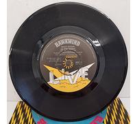HAWKWIND - Live - Shot Down The Night, B side - Urban Guerilla, 7"single, BRO 98, black/yellow printed label
