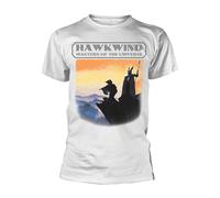 Hawkwind Masters Of The Universe (White) autorizzato Uomo maglietta