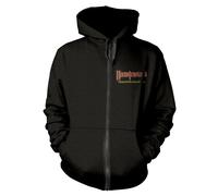 HAWKWIND - WARRIOR ON THE EDGE OF TIME BLACK Hooded Sweatshirt with Zip Small