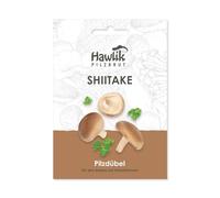 Hawlik Pilzbrut - Coltivare i funghi shiitake su legno e tronchi - coltivare facilmente i funghi freschi - 20 tappi di funghi con micelio per la funghi coltivazione