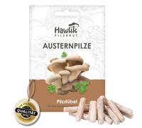 Hawlik Pilzbrut I l'originale Funghi di ostrica come funghi da coltivare da soli - un gioco da ragazzi raccogliere funghi freschi - kit funghi - 20 tasselli per funghi da coltivare su legno e paglia
