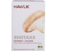 Hawlik Shiitake Bio in Capsule - Estratto + Polvere - 120 capsule