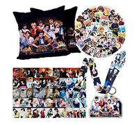 HAWMI Stray Kids Merch Stray Kids Set 1 Stray Kids Pillow Case 1 Stray Kids Cordino portachiavi 1 Stray Kids 50 Stray Kids Adesivi 55 Stray Kids Lomo Card Colorful