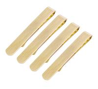 HAWSON Set di fermacravatta da uomo da 2 pollici, 1 pezzo/4 fermacravatta da uomo, set regalo per matrimoni, riunioni, feste, METALLO, Senza pietra,