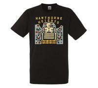 Hawthorne Heights Skeletons Mens Round Neck Short Sleeves Bottoming T-Shirt Fashion Tops Clothing Black XL