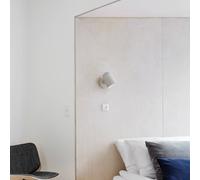 HAY Applique Noc Wall Button, bianca, metallo, E14 AB079-A675