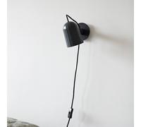 HAY Applique Noc Wall, grigio scuro, metallo, spina, E14 AB078-A674