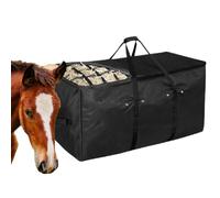Hay Bale Storage Bag, Horse Feeding Bags, 44 Inches Bale Carrying Bags | Oxford Heavy Duty Extra Large Hay Bales Container | Tote Waterproof With Top Slow Feed Design For Barn Statable