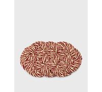 HAY Coco Door Mat Swirl men Home deco red in taglia:ONE SIZE