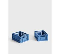 HAY Colour Crate Mini men Home deco blue in taglia:ONE SIZE