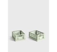 HAY Colour Crate Mini men Home deco green in taglia:ONE SIZE