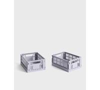 HAY Colour Crate Mini Set of 2 men Home deco purple in taglia:ONE SIZE