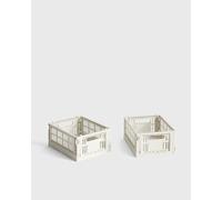 HAY Colour Crate Mini Set of 2 men Home deco white in taglia:ONE SIZE