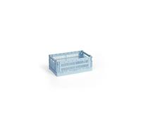 HAY Colour Crate Scatola Portaoggetti Piccolo , Blu Chiaro