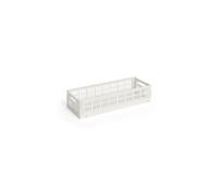 HAY Colour Crate Storage Box Mini Oblong Bianco Sporco